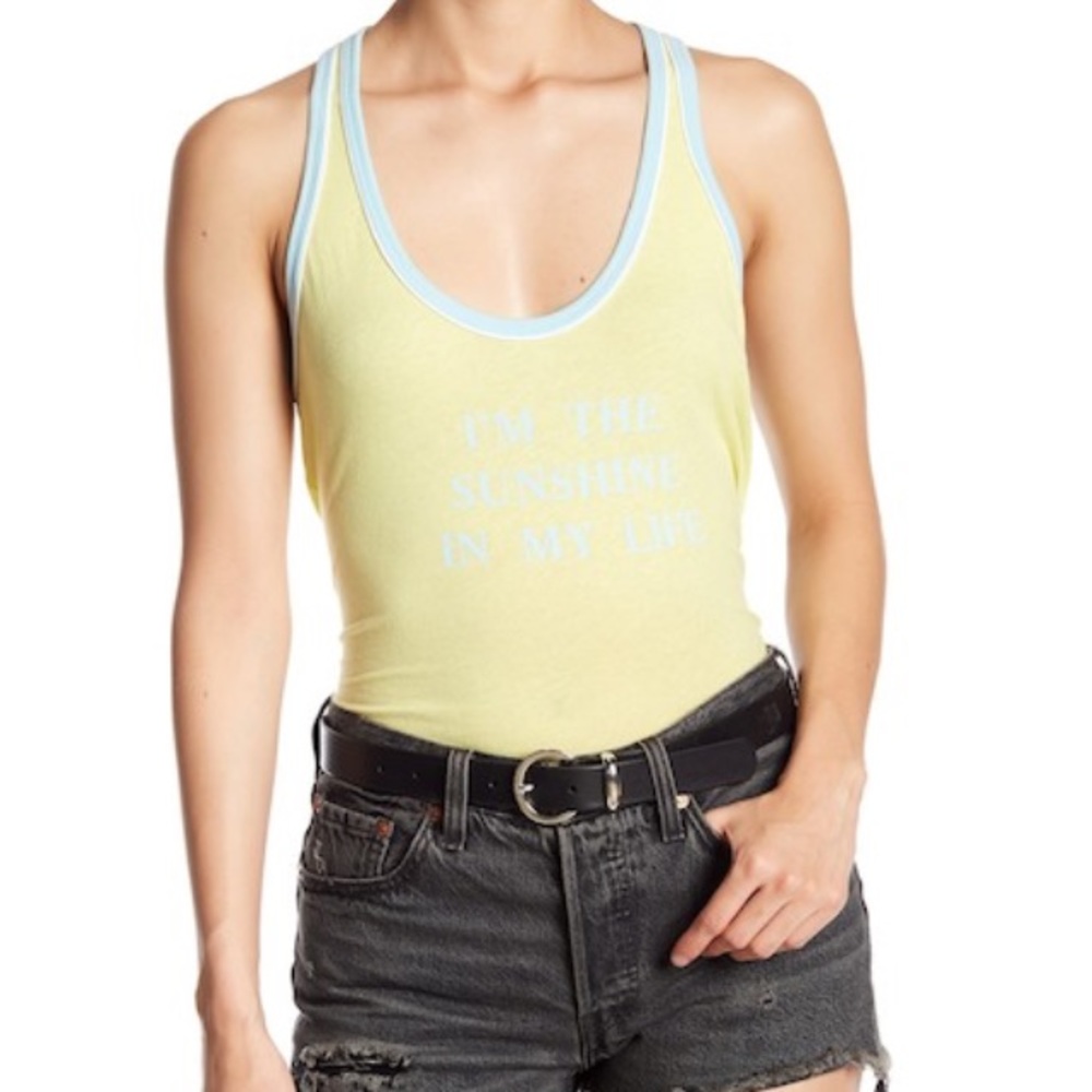 New WILDFOX I'm The Sunshine Tank - Picture 2 of 6